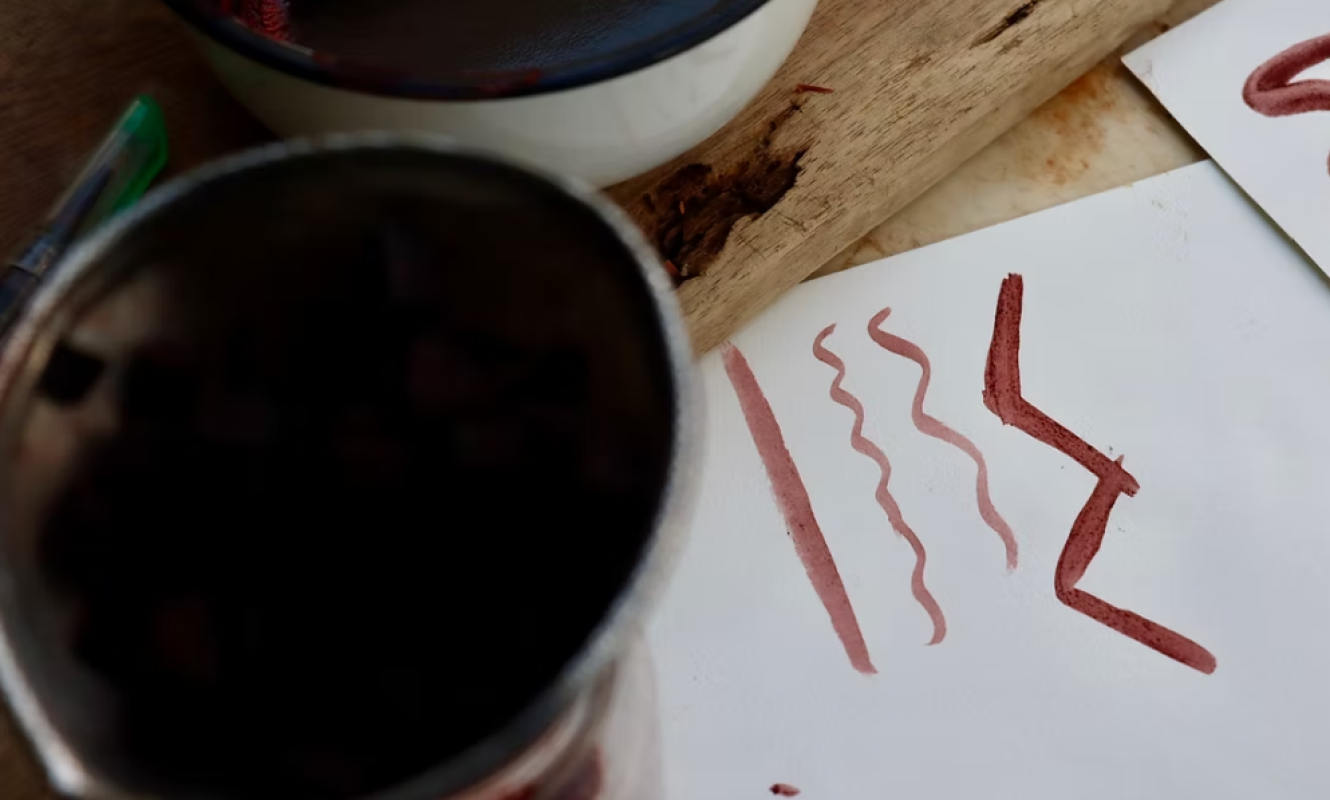 tinta natural de abacate